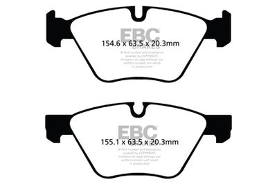 EBC 09 + BMW Z4 3.0 (E89) Yellowstuff Front Brake Pads - Brakes Rotors &