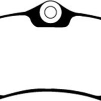 EBC 10-13 Audi A3 2.0 TD Redstuff Rear Brake Pads - Brakes Rotors &