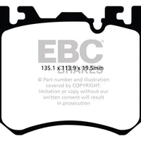 EBC 10-13 BMW X5M 4.4 Twin Turbo Redstuff Front Brake Pads - Brakes Rotors &