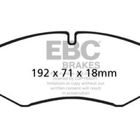 EBC 10-14 Land Rover LR4 5 Greenstuff Front Brake Pads - Brakes Rotors &