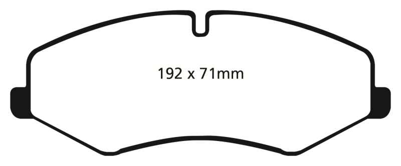 EBC 10-14 Land Rover LR4 5 Greenstuff Front Brake Pads - Brakes Rotors &