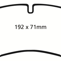 EBC 10-14 Land Rover LR4 5 Greenstuff Front Brake Pads - Brakes Rotors &