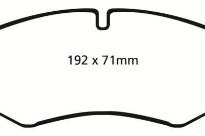 EBC 10-14 Land Rover LR4 5 Greenstuff Front Brake Pads - Brakes Rotors &