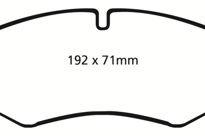 EBC 10-14 Land Rover LR4 5 Greenstuff Front Brake Pads - Brakes Rotors &