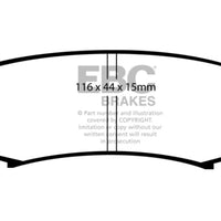 EBC 10 + Lexus GX460 4.6 Extra Duty Rear Brake Pads - Brakes Rotors &