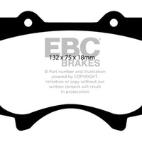 EBC 10 + Lexus GX460 4.6 Greenstuff Front Brake Pads - Brakes Rotors &