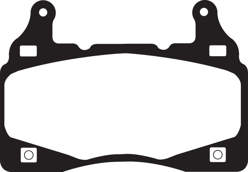 EBC 11-15 Chevrolet Camaro (5th Gen) 6.2 Yellowstuff Front Brake Pads - Brakes Rotors &
