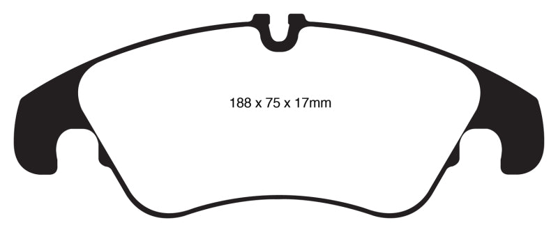 EBC 11 Audi A6 2.0 Turbo Yellowstuff Front Brake Pads - Brakes Rotors &