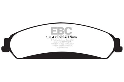 EBC 11 + Chrysler 300C 5.7 Yellowstuff Front Brake Pads - Brakes Rotors &