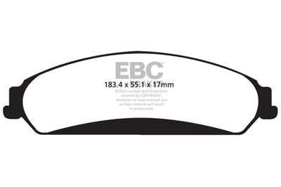 EBC 11 + Chrysler 300C 5.7 Yellowstuff Front Brake Pads - Brakes Rotors &
