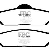 EBC 11 Ford F150 3.5 Twin Turbo (2WD) 6 Lug Greenstuff Rear Brake Pads - Brakes Rotors &