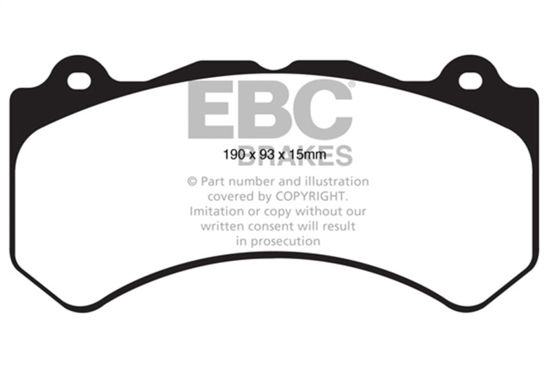 EBC 11 + Jeep Grand Cherokee 6.4 SRT-8 Greenstuff Front Brake Pads - Brakes Rotors &