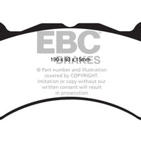 EBC 11 + Jeep Grand Cherokee 6.4 SRT-8 Greenstuff Front Brake Pads - Brakes Rotors &