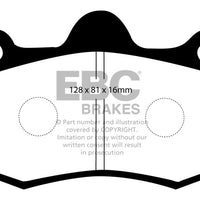 EBC 11 + Mclaren MP4-12C 3.8 Twin Turbo Bluestuff Rear Brake Pads - Brakes Rotors &