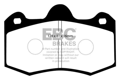 EBC 11 + Mclaren MP4-12C 3.8 Twin Turbo Bluestuff Rear Brake Pads - Brakes Rotors &