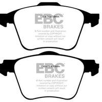 EBC 11 + Volvo S60 2.5 Turbo T5 (315mm Front Rotors) Yellowstuff Brake Pads - Brakes Rotors &