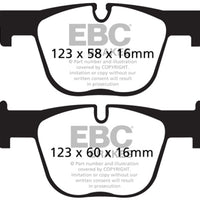 EBC 12 + BMW 335 3.0 Turbo (F30) Redstuff Rear Brake Pads - Brakes Rotors &