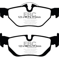 EBC 13 + BMW X1 2.0 Turbo (28i) Yellowstuff Rear Brake Pads - Brakes Rotors &