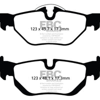 EBC 13 + BMW X1 2.0 Turbo (28i) Yellowstuff Rear Brake Pads - Brakes Rotors &