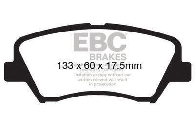 EBC 13 + Hyundai Elantra 1.8 Yellowstuff Front Brake Pads - Brakes Rotors &