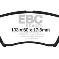 EBC 13 + Hyundai Elantra 1.8 Yellowstuff Front Brake Pads - Brakes Rotors &