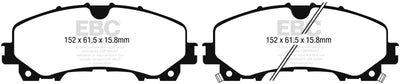 EBC 13 + Infiniti Q50 3.7 Redstuff Front Brake Pads - Brakes Rotors &