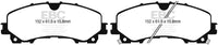 EBC 13 + Infiniti Q50 3.7 Yellowstuff Front Brake Pads - Brakes Rotors &