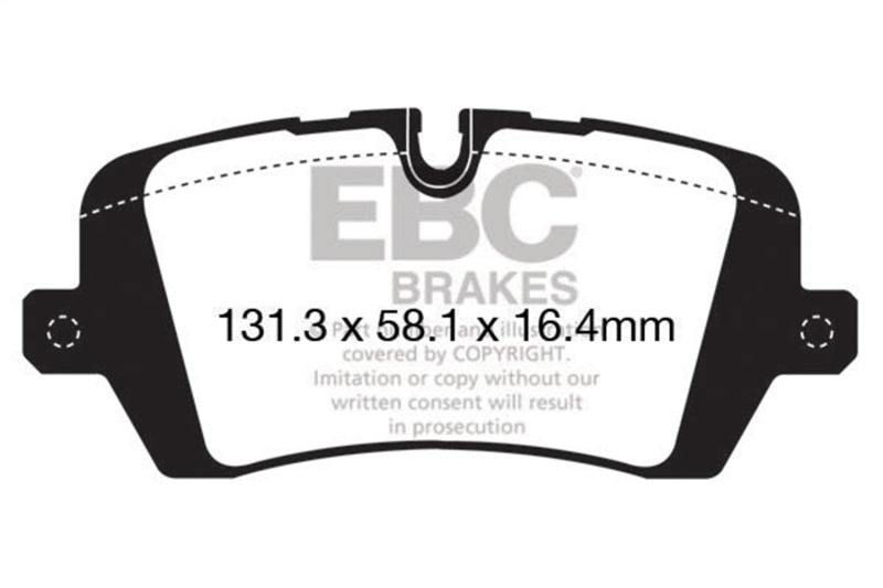 EBC 13 + Land Rover Range 3.0 Supercharged Greenstuff Rear Brake Pads - Brakes Rotors &
