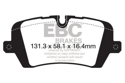 EBC 13 + Land Rover Range 3.0 Supercharged Greenstuff Rear Brake Pads - Brakes Rotors &
