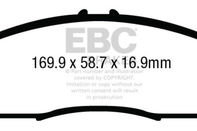EBC 14 + Acura MDX 3.5 Greenstuff Front Brake Pads - Brakes Rotors &