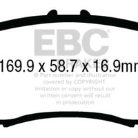 EBC 14 + Acura MDX 3.5 Yellowstuff Front Brake Pads - Brakes Rotors &