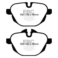 EBC 14 + BMW i8 1.5 Turbo/Electric Yellowstuff Rear Brake Pads - Brakes Rotors &