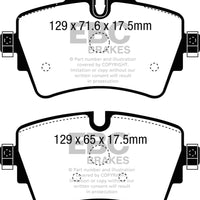 EBC 14 + Mini Hardtop 2.0 Turbo Cooper S Yellowstuff Front Brake Pads - Brakes Rotors &