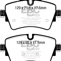 EBC 14 + Mini Hardtop 2.0 Turbo Cooper S Yellowstuff Front Brake Pads - Brakes Rotors &