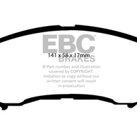 EBC 14 + Nissan Juke 1.6 Turbo Nismo RS Yellowstuff Front Brake Pads - Brakes Rotors &