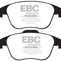 EBC 15 and up Audi Q3 2.0 Turbo Yellowstuff Front Brake Pads - Brakes Rotors &