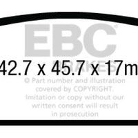 EBC 15 + Cadillac Escalade 6.2 2WD Greenstuff Rear Brake Pads - Brakes Rotors &
