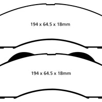 EBC 15 + Ford Expedition 3.5 Twin Turbo 2WD Greenstuff Front Brake Pads - Brakes Rotors &