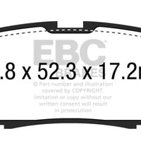 EBC 15 + Ford F150 2.7 Twin Turbo (2WD) Electric PB Greenstuff Rear Brake Pads - Brakes Rotors &