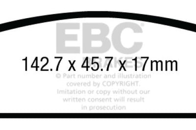 EBC 15 + Gmc Yukon XL / Denali 1500 Extra Duty Rear Brake Pads - Brakes Rotors &