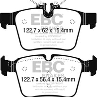 EBC 15 + Mercedes-Benz C300 (W205) 2.0 Turbo 4-matic Yellowstuff Rear Brake Pads - Brakes Rotors &