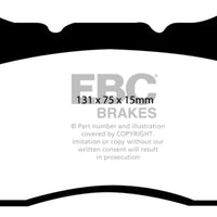 EBC 17-21 Honda Civic Type-R (FK8) Yellowstuff Front Brake Pads - Brakes Rotors &