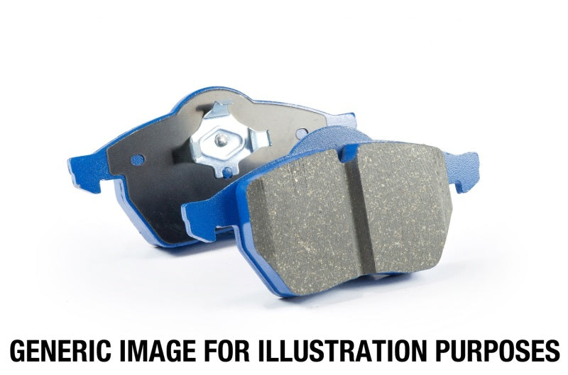 EBC 2016 + Porsche 911 (991/2 w/Cast Iron Rotors) 3.0TT Carrera Bluestuff Rear Brake Pads - Brakes Rotors &