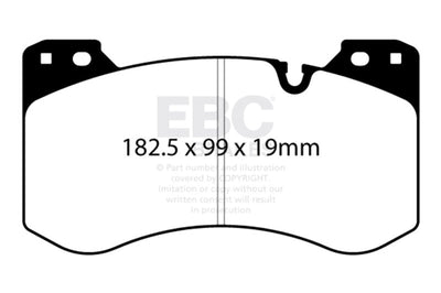 EBC 2021+ BMW M3/M4 3.0TT (G80/G82/G83) Bluestuff Front Brake Pads - Brakes Rotors &