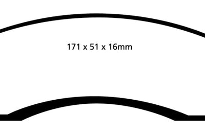 EBC 85-88 Chevrolet Camaro (3rd Gen) 2.8 (Performance Package) Bluestuff Front Brake Pads - Brakes Rotors &