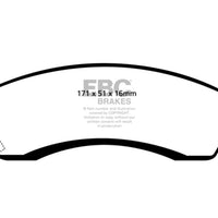 EBC 85-88 Chevrolet Camaro (3rd Gen) 2.8 (Performance Package) Bluestuff Front Brake Pads - Brakes Rotors &