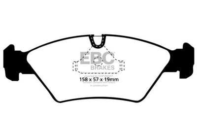 EBC 87-91 BMW M3 2.3 (E30) Redstuff Front Brake Pads - Brakes Rotors &
