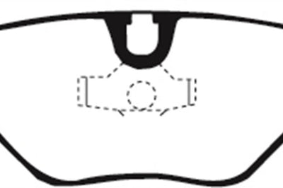 EBC 87-91 BMW M3 2.3 (E30) Yellowstuff Rear Brake Pads - Brakes Rotors &