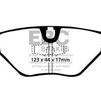 EBC 87-91 BMW M3 2.3 (E30) Yellowstuff Rear Brake Pads - Brakes Rotors &