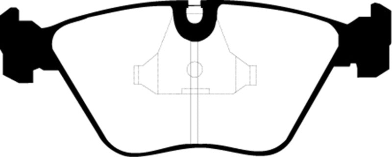 EBC 89-91 Audi 200 2.2 Turbo (ATE) Yellowstuff Front Brake Pads - Brakes Rotors &